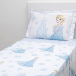 Jogo de Cama Solteiro Frozen 3 Peças 100% Algodão - Casa e Conforto + Disney na Americanas