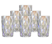 Jogo de Copos 6 Peças Diamond 400ml Furta-Cor na Amazon