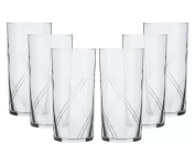 Jogo de Copos de Vidro 300ml 6 Peças Nadir – Brisa na Magazine Luiza