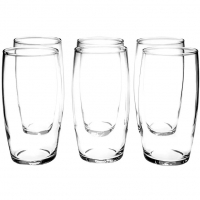 Jogo De Copos De Vidro 300ml 6 Peças Nadir na Magazine Luiza