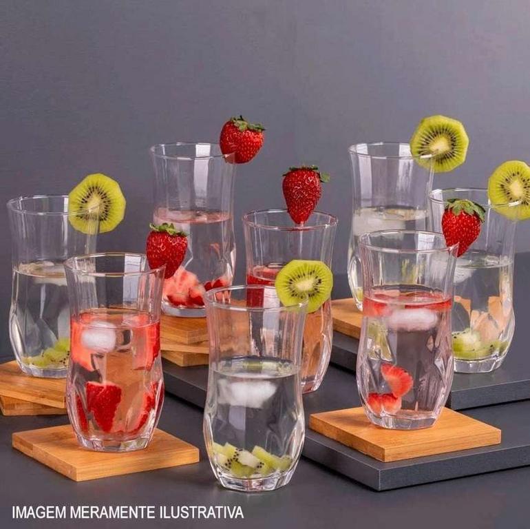 Jogo de Copos de Vidro 360ml – Nadir Ópera Long Drink Rock na Magazine Luiza