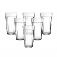 Jogo De Copos De Vidro 450ml - 6 Peças Americano Long Drink na Magazine Luiza