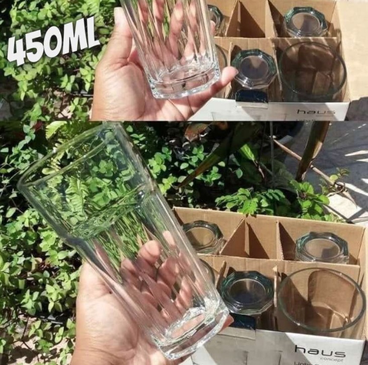 Jogo de Copos de Vidro 450ml 6 Peças Haus – Pavillion na Magazine Luiza