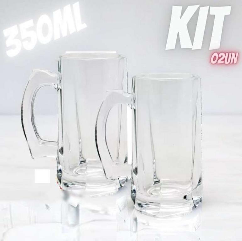 Jogo de Copos de Vidro de Chopp 350ml 2 Peças – Haus Pavillion na Magazine Luiza