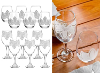 Jogo de Copos de Vidro Mandacaru Martha Medeiros 500ml 6 Peças na Magazine Luiza