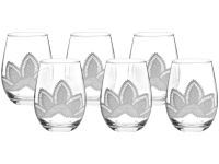 Jogo de Copos de Vidro Mandacaru Martha Medeiros 500ml – 6 Peças na Magazine Luiza