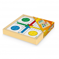 Jogo De Damas E Ludo Junges Branco na Amazon
