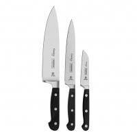 Jogo De Facas 3 Peças Tramontina Century Preto na Amazon