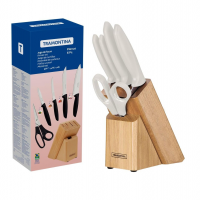 Jogo De Facas 6 Peças Tramontina Plenus Branco na Amazon