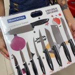 Jogo de Facas 9 Peças Tramontina Plenus 23498048 Preto na Amazon