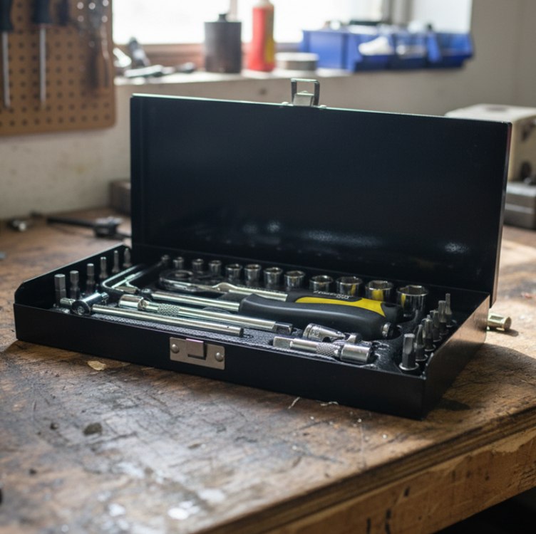 JOGO DE FERRAMENTAS C/ 033 PÇS – na Amazon