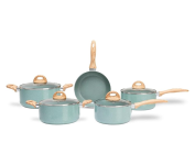 Jogo de Panelas 5 Peças Ceramic Life Botanika Brinox – Verde na Amazon