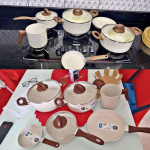 Jogo de Panelas 6 Peças Ceramic Life Smart Plus Brinox – Vanilla na Amazon