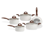 Jogo de Panelas Brinox Antiaderente Ceramic Life 5 Peças com Fundo de Indução – Vanilla na Amazon