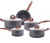 Jogo de Panelas Brinox Antiaderente Ceramic Life – 5 Peças na Casas Bahia