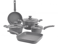 Jogo de Panelas Brinox Revestimento Cerâmico – de Alumínio Marble – 5 Peças na Magazine Luiza