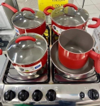 Jogo de Panelas Brinox Revestimento Cerâmico na Magazine Luiza