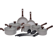 Jogo de Panelas Cerâmica 10 Peças Indução Pratic Cook – Mimo Style na Amazon