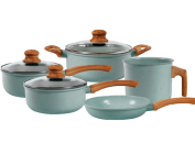Jogo de Panelas de Alumínio Revestimento Cerâmico com Antiaderente Ecoglide Tuut Marble – 5 peças na Amazon
