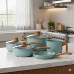 Jogo de Panelas de Alumínio Revestimento Cerâmico na Amazon