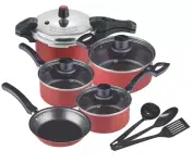 Jogo de Panelas Eirilar Antiaderente de Alumínio – Bordô 8 Peças Especial Eiriflon Supreme na Magazine Luiza