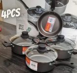 Jogo de Panelas Eirilar Antiaderente de Alumínio – Grafite 4 Peças 1448 na Magazine Luiza