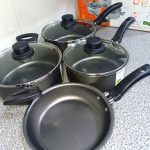 Jogo de Panelas Eirilar Antiaderente de Alumínio – Grafite 4 Peças 1448 na Magazine Luiza