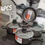 Jogo de Panelas Eirilar Antiaderente de Alumínio – Grafite 4 Peças 1448 na Magazine Luiza