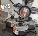 Jogo de Panelas Eirilar Antiaderente de Alumínio – Grafite 4 Peças 1448 na Magazine Luiza