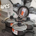 Jogo de Panelas Eirilar Antiaderente de Alumínio – Grafite 4 Peças 1448 na Magazine Luiza