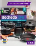 Jogo de Panelas Rochedo Antiaderente – de Alumínio Preto e Azul 5 Peças Smart na Amazon