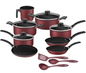 Jogo de Panelas Tramontina Turim em Alumínio com Revestimento Interno e Externo em Antiaderente Starflon Max – 11 Peças na Amazon