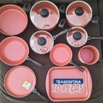 Jogo de Panelas Tramontina Turim em Alumínio com Revestimento Interno e Externo na Amazon