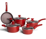Jogo de Panelas – 5 Peças – Ceramic Life Optima com Fundo de Indução – Brinox na Amazon