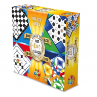 Jogo De Tabuleiro 4 Jogos Em 1 Damas, Trilha, Ludo E Resta 1, GGB Plast, Multicor, 1045 na Amazon