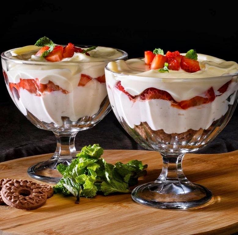 Jogo de Taças de Sobremesa de Vidro 160ml – 6 Peças Haus Concept Gelato na Magazine Luiza