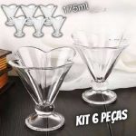 Jogo de Taças de Sobremesa de Vidro 175ml – 6 Peças na Magazine Luiza