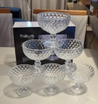 Jogo de Taças de Sobremesa de Vidro 380ml – 6 Peças Haus Concept Bico de Jaca na Magazine Luiza