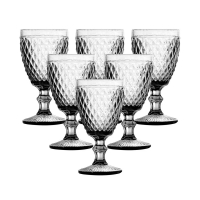 Jogo De Taças De Vidro 330ml 6 Peças Haus - Bico De Jaca Empire na Magazine Luiza