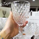 Jogo de Taças de Vidro 330ml 6 Peças Haus – Bico de Jaca Empire na Magazine Luiza