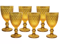 Jogo de Taças de Vidro 330ml 6 Peças Haus – Bico de Jaca Empire na Magazine Luiza