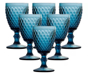 Jogo de Taças de Vidro 330ml 6 Peças Haus – Bico de Jaca Empire na Magazine Luiza