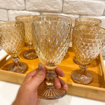 Jogo de Taças de Vidro 330ml 6 Peças Haus – Bico de Jaca Empire na Magazine Luiza