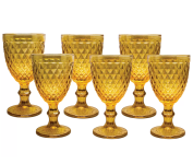 Jogo de Taças de Vidro 330ml 6 Peças Haus – Bico de Jaca Empire na Magazine Luiza