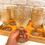 Jogo de Taças de Vidro 330ml 6 Peças Haus – Bico de Jaca Empire na Magazine Luiza