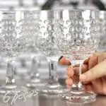 Jogo de Taças de Vidro 6 Peças 265ml Casambiente – Acqua na Magazine Luiza