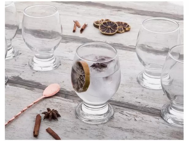 Jogo de Taças para Água e Suco de Vidro 250ml – 6 Peças Nadir Paulista na Magazine Luiza