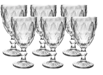 Jogo de Taças para Bebidas de Vidro 330ml – 6 Peças – Haus Diamond Empire na Magazine Luiza