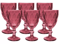 Jogo de Taças para Bebidas de Vidro 330ml – 6 Peças – Haus Diamond Empire na Magazine Luiza