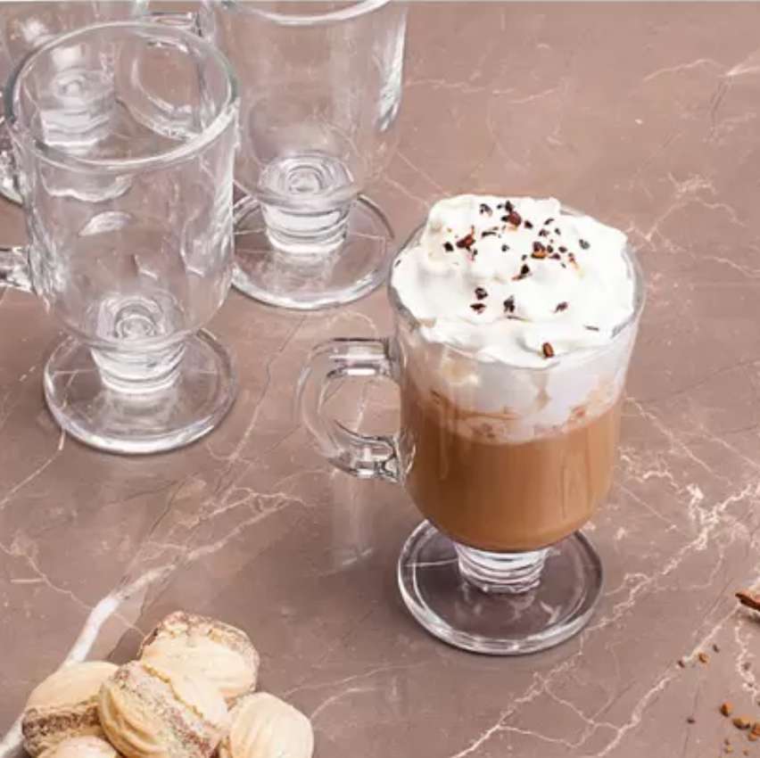 Jogo de Taças para Cappuccino Vidro 6 Peças – 114ml Lyor 6629 na Magazine Luiza